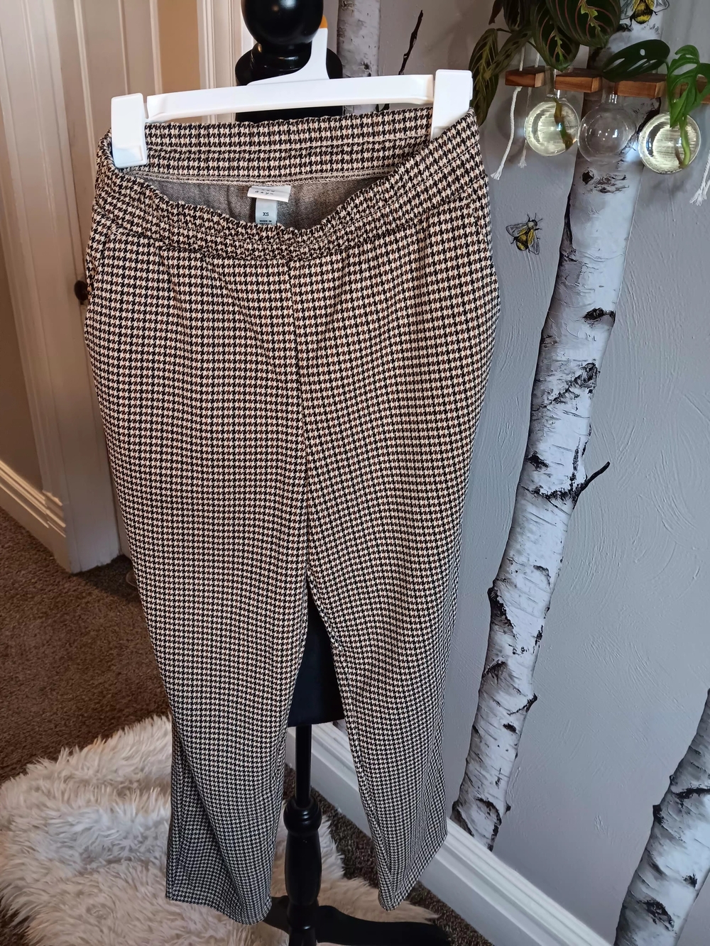 A New DAY Tailored Houndstooth - BROWNS & Cream COLORS